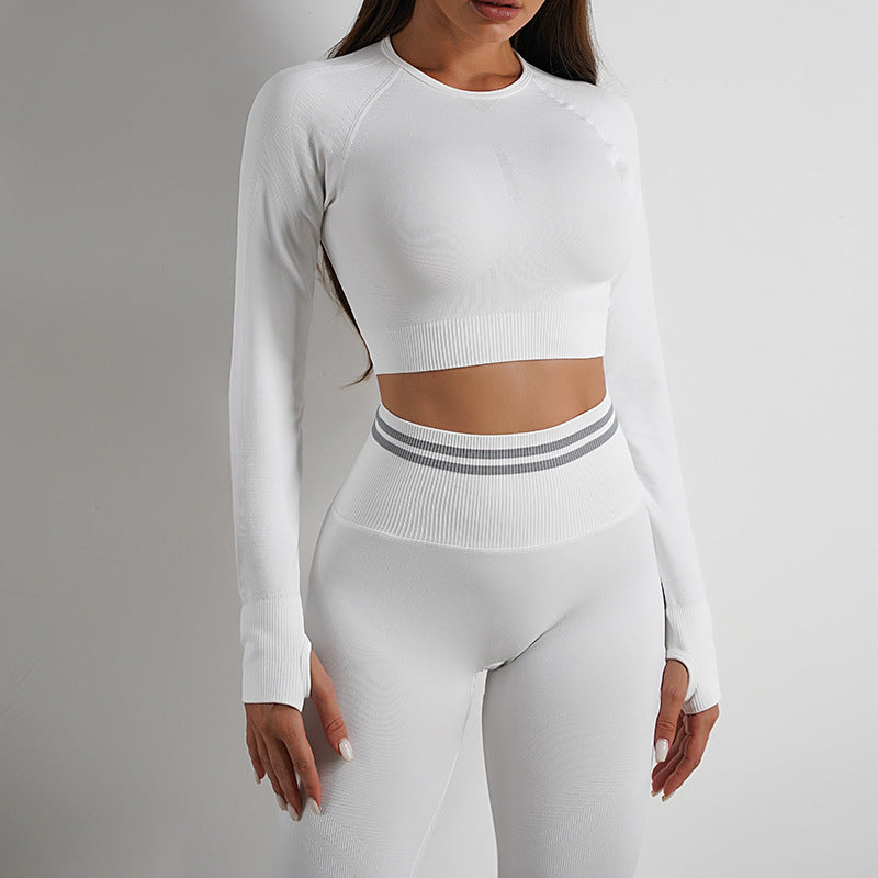2pcs Seamless Yoga Pants Sports Gym Fitness Leggings
