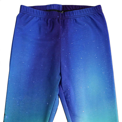 Ladies Fashion Thin Tree Print Starry Leggings