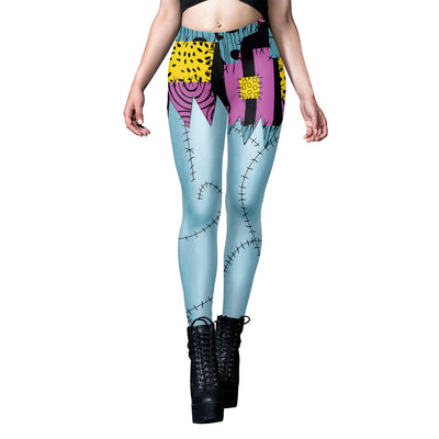 Digital Printing Stripe Ladies' Yoga Leggings